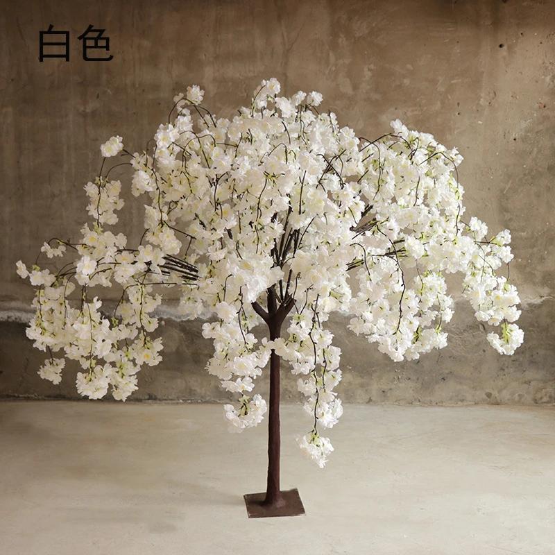 인공 벚꽃 나무 시뮬레이션 식물, 가짜 시뮬레이션 꽃 나무, 거실 호텔 웨딩 장식, 홈 파티 가구